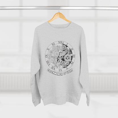 Clockmaker Unisex Sweatshirt with Best Light Times Design