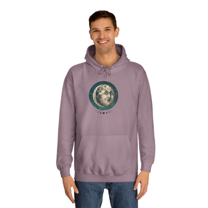 Space Ticket Unisex College Hoodie - Ticket to the Moon Design