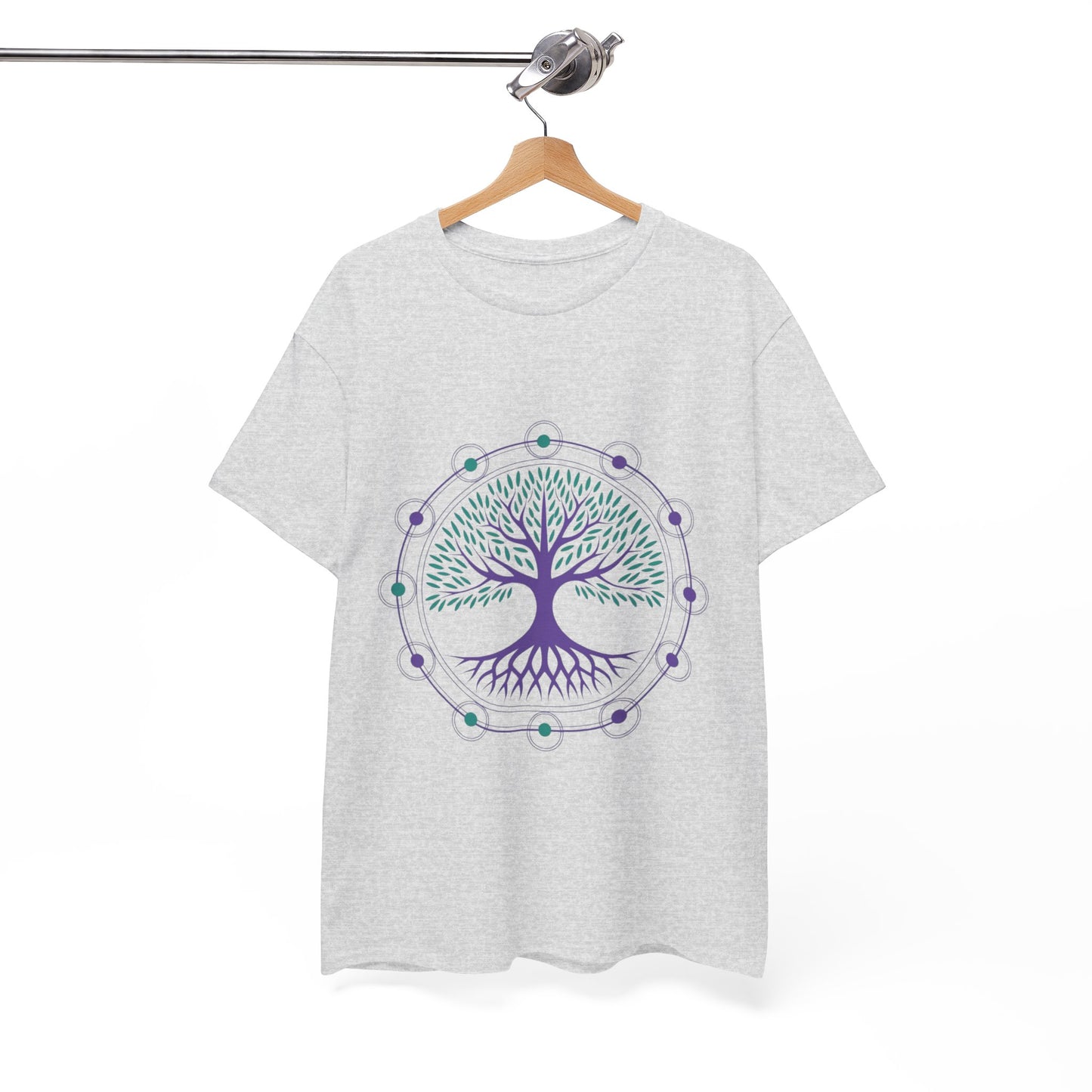 connection between the earth and heaven Unisex Heavy Cotton Tee