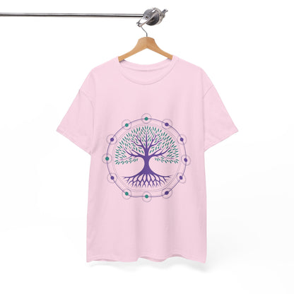 connection between the earth and heaven Unisex Heavy Cotton Tee