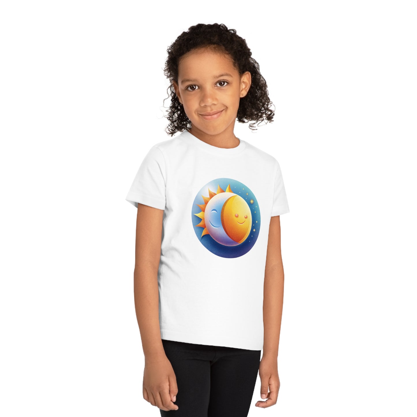 Kids' Creator T-Shirt - Sun and Moon Happiness Design