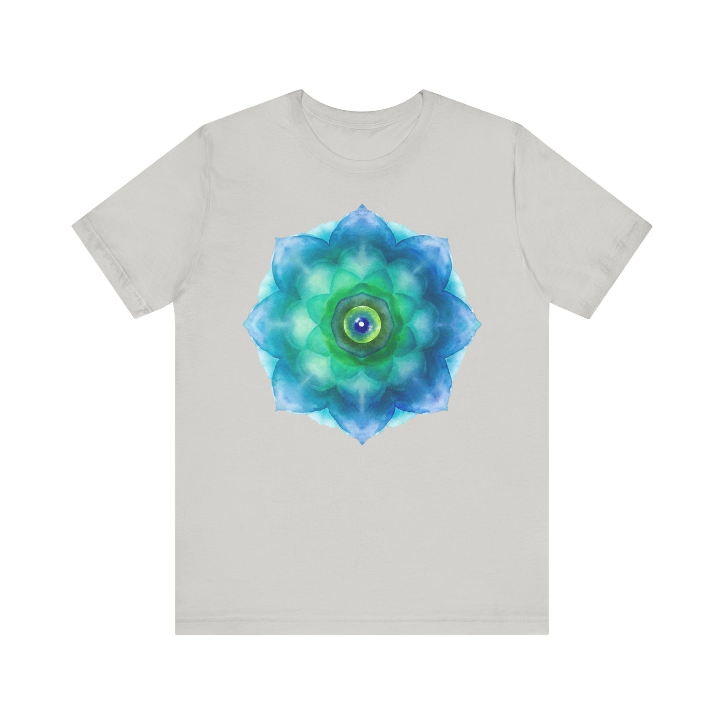 Bohemian Mandala Graphic Tee - Unisex Short Sleeve Shirt for Spiritual Vibes