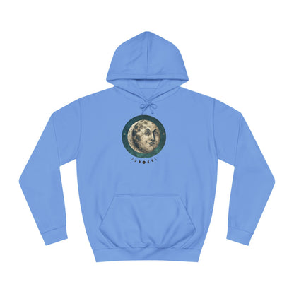 Space Ticket Unisex College Hoodie - Ticket to the Moon Design
