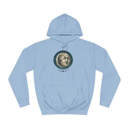 Space Ticket Unisex College Hoodie - Ticket to the Moon Design