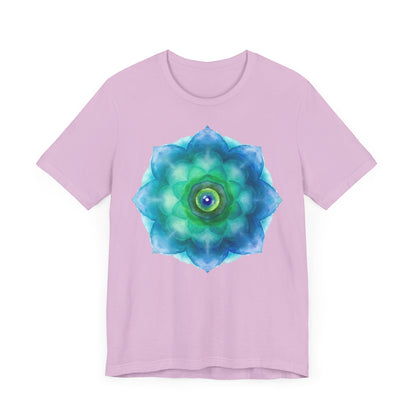 Bohemian Mandala Graphic Tee - Unisex Short Sleeve Shirt for Spiritual Vibes