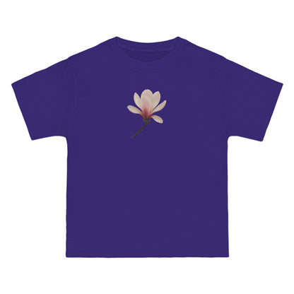 Floral Magnolia Short-Sleeve T-Shirt, Spring Fashion, Casual Wear, Gift for Nature Lovers, Everyday Style, Floral Tee