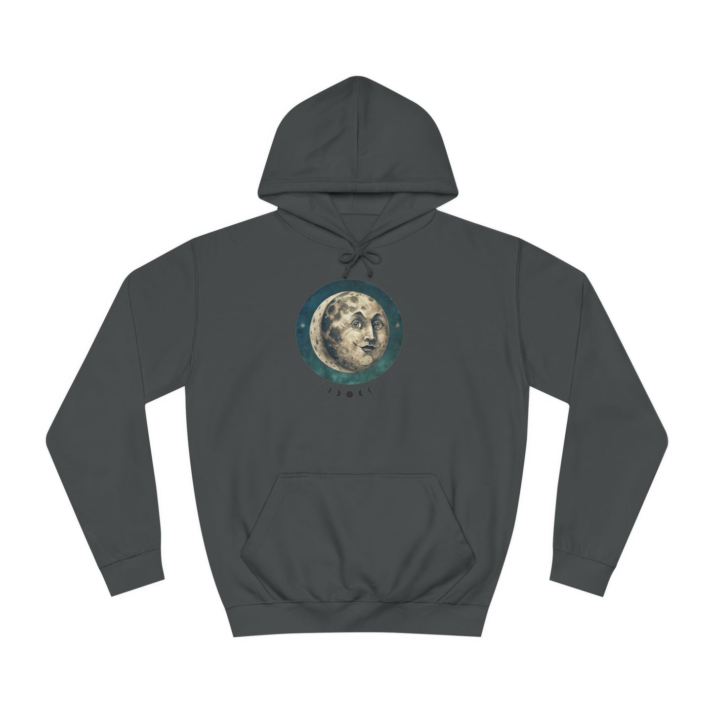 Space Ticket Unisex College Hoodie - Ticket to the Moon Design