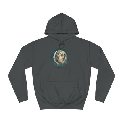 Space Ticket Unisex College Hoodie - Ticket to the Moon Design