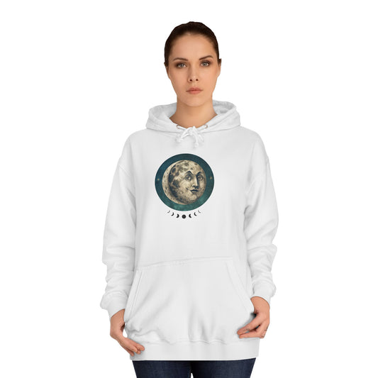 Space Ticket Unisex College Hoodie - Ticket to the Moon Design