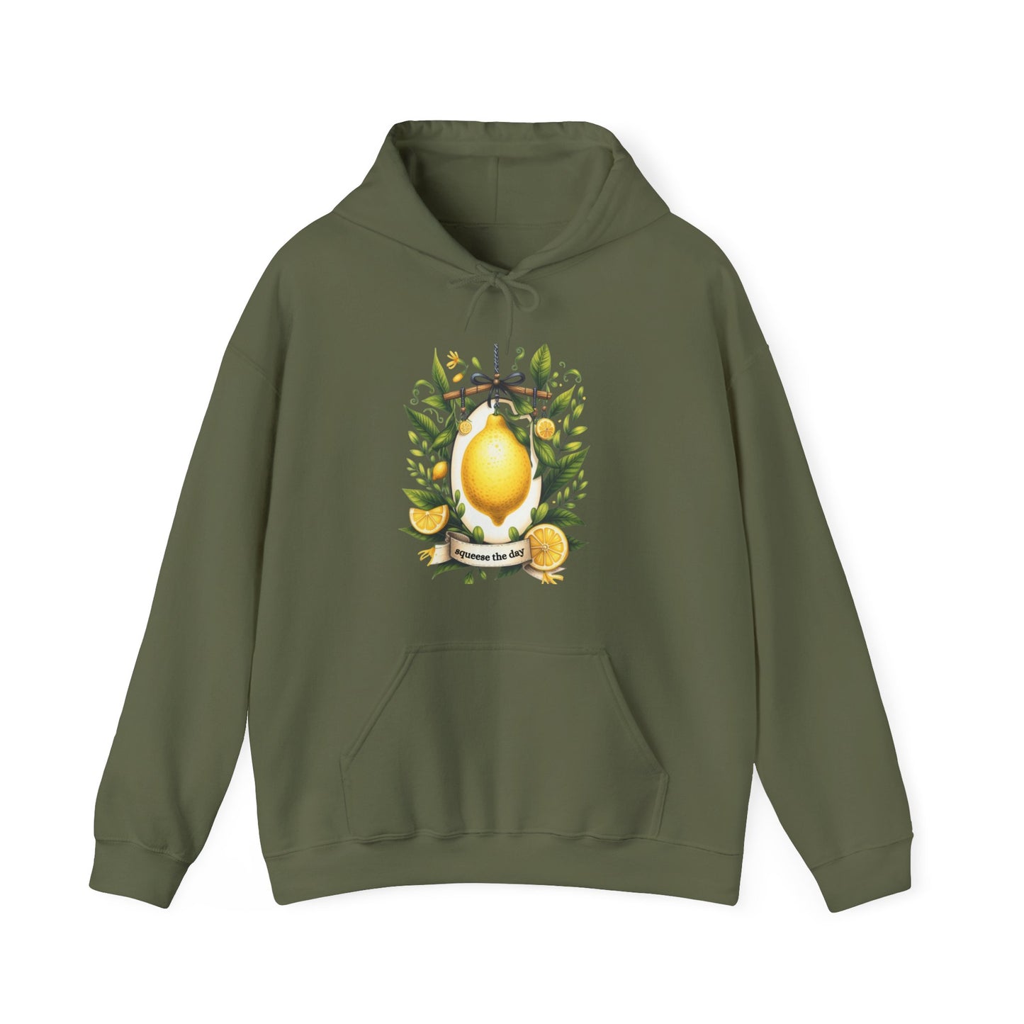 Hooded Sweatshirt - Squeeze the Day, Understanding the Quality of Time