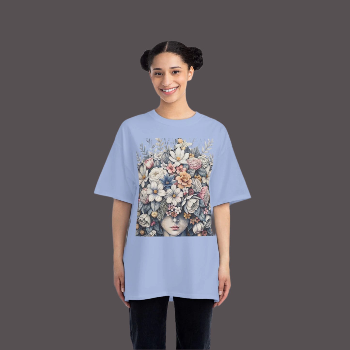 Short-Sleeve T-Shirt - Blooming Hearts Design