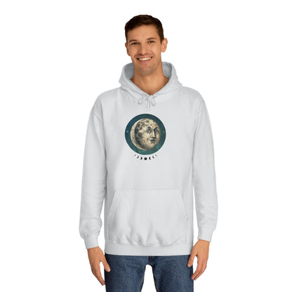 Space Ticket Unisex College Hoodie - Ticket to the Moon Design
