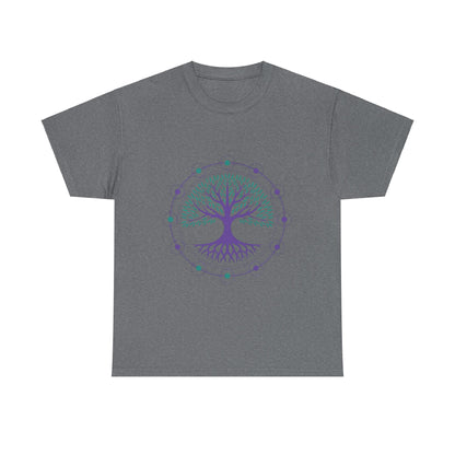 connection between the earth and heaven Unisex Heavy Cotton Tee