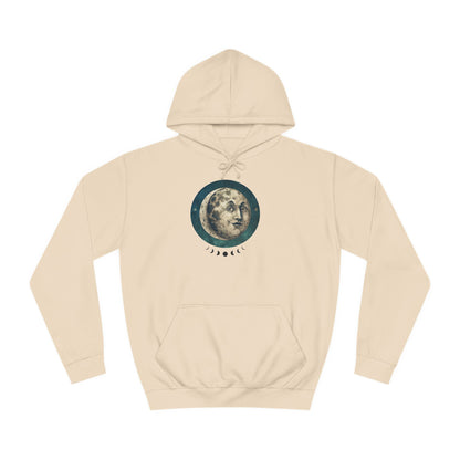 Space Ticket Unisex College Hoodie - Ticket to the Moon Design