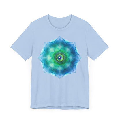 Bohemian Mandala Graphic Tee - Unisex Short Sleeve Shirt for Spiritual Vibes