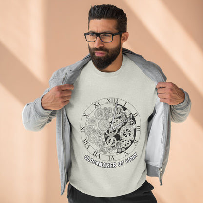 Clockmaker Unisex Sweatshirt with Best Light Times Design