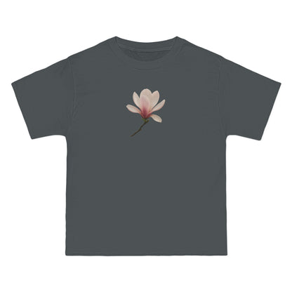 Floral Magnolia Short-Sleeve T-Shirt, Spring Fashion, Casual Wear, Gift for Nature Lovers, Everyday Style, Floral Tee