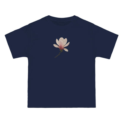 Floral Magnolia Short-Sleeve T-Shirt, Spring Fashion, Casual Wear, Gift for Nature Lovers, Everyday Style, Floral Tee