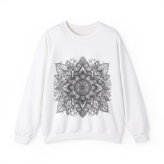 Snowdrop Mandala Sweatshirt