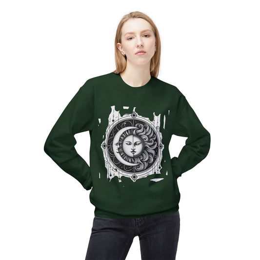 Moon Phase Reflection Crewneck Sweatshirt