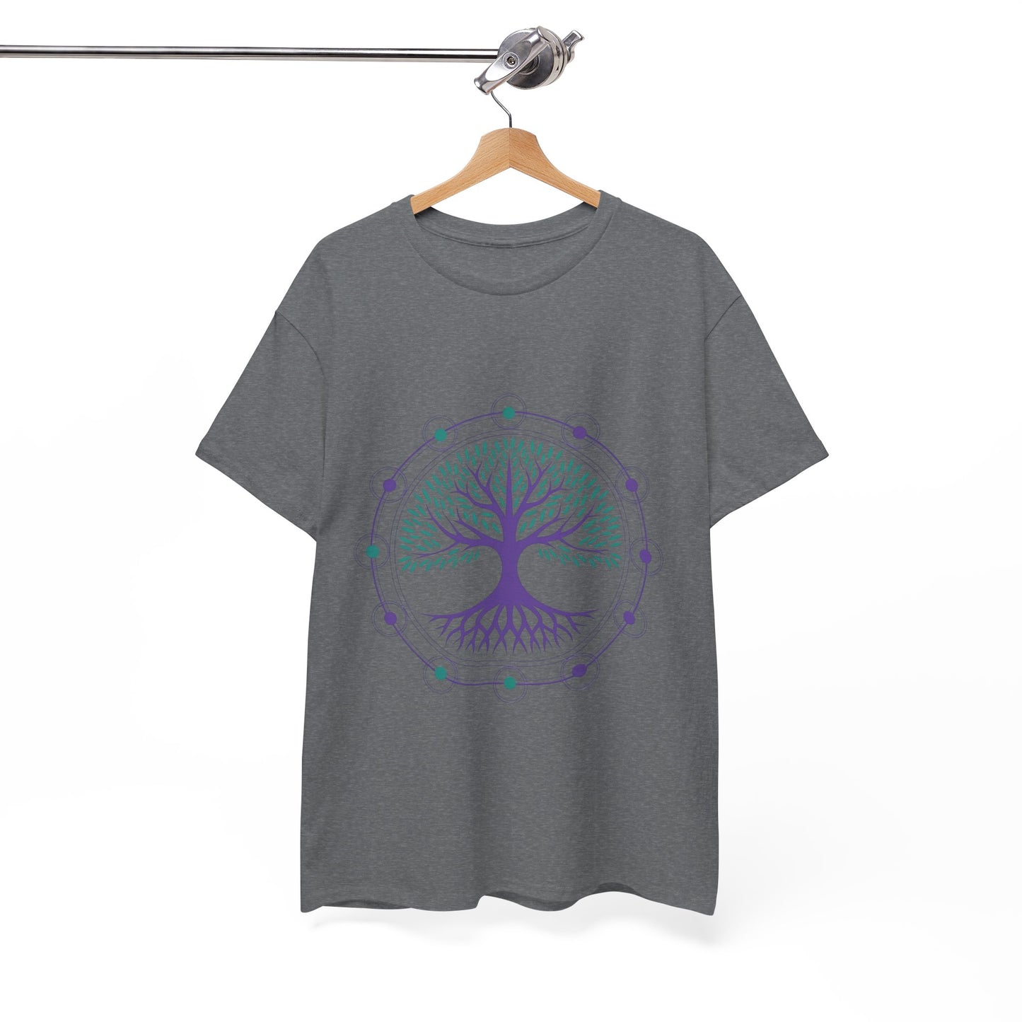 connection between the earth and heaven Unisex Heavy Cotton Tee