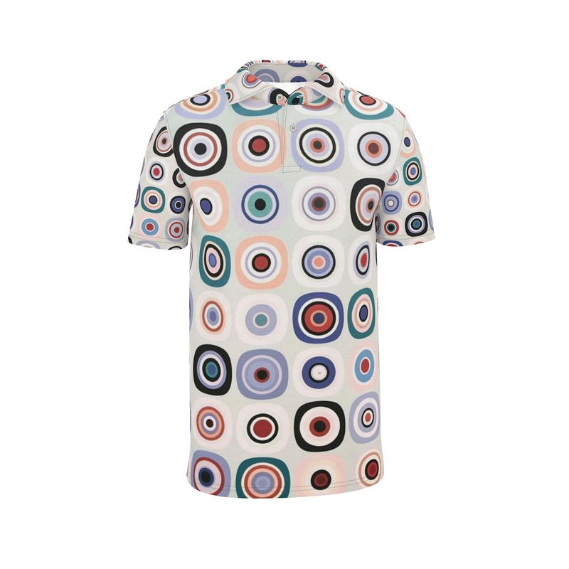 Mens Fractals Polo Shirt