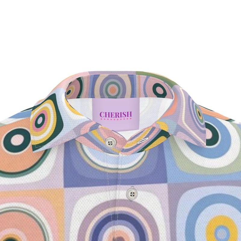 Mens Fractals Polo Shirt