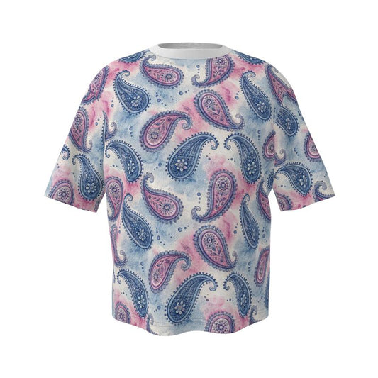 oversized T-shirt paisley design