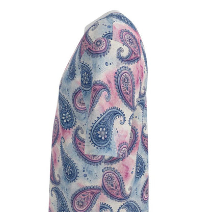 Oversized T-shirt paisley design