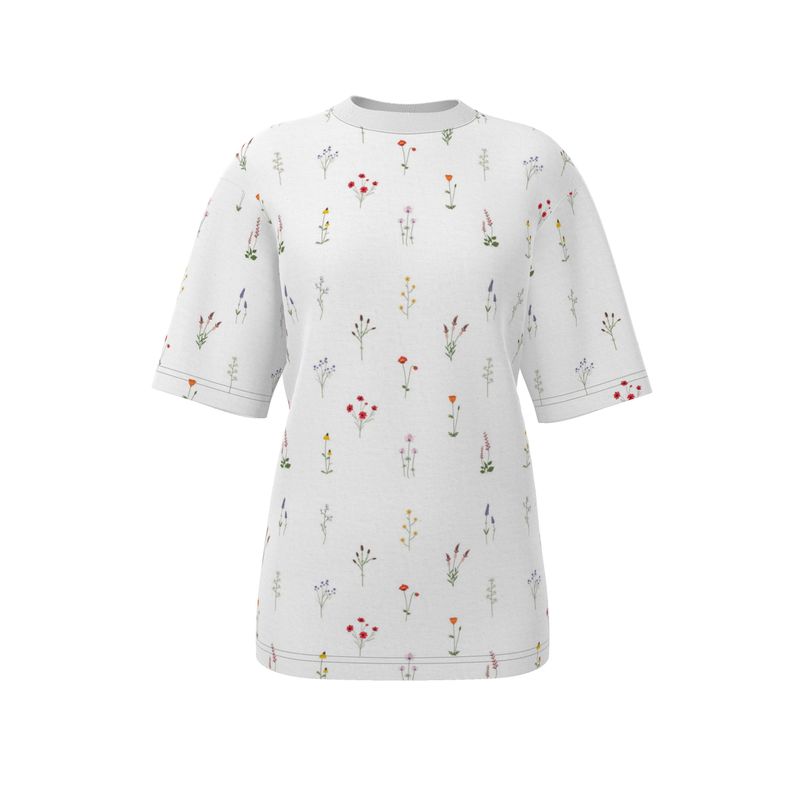 women oversized t-shirt   Wild Meadow