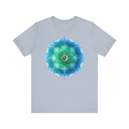 Bohemian Mandala Graphic Tee - Unisex Short Sleeve Shirt for Spiritual Vibes