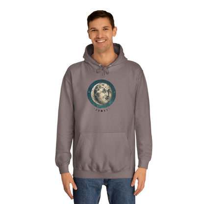 Space Ticket Unisex College Hoodie - Ticket to the Moon Design