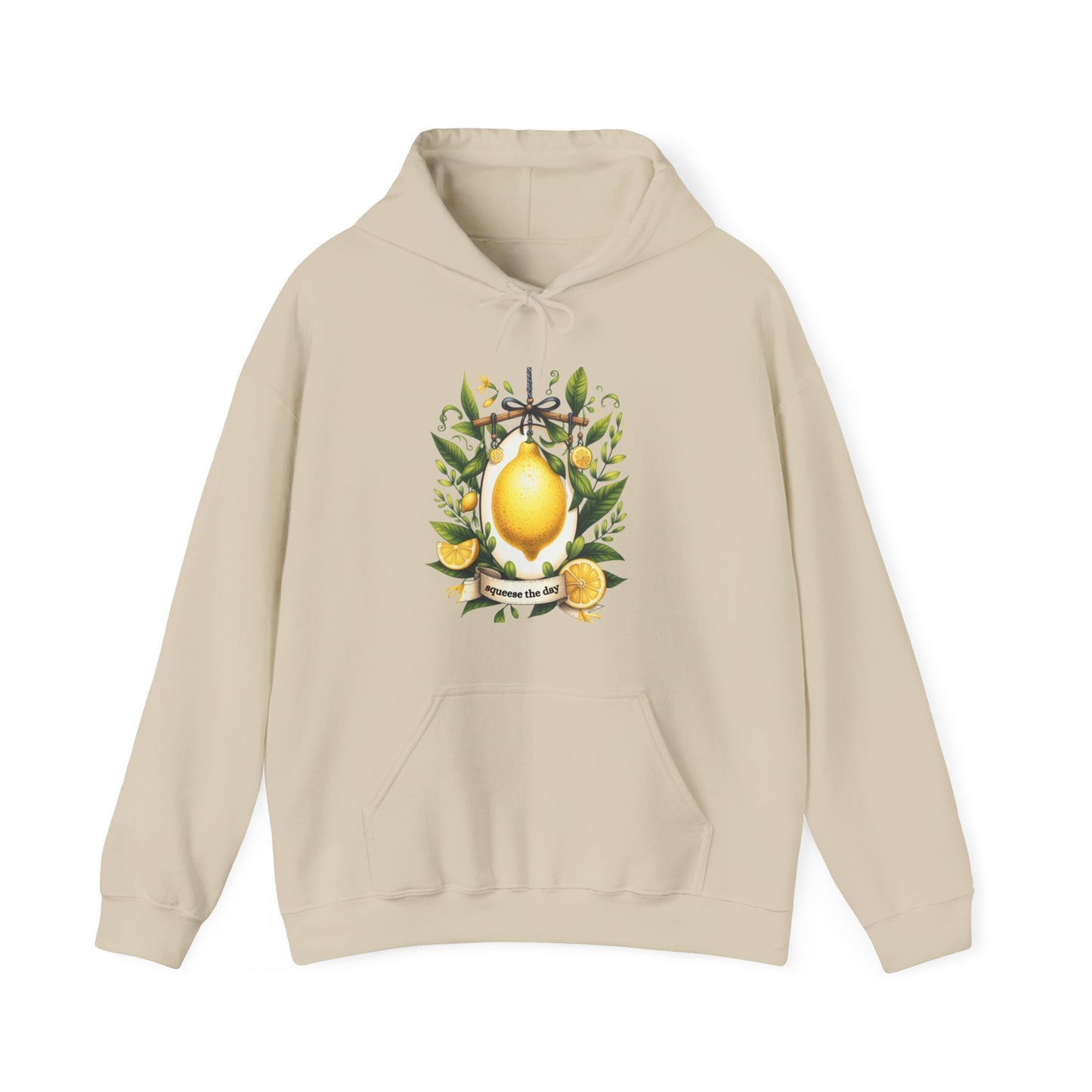 Hooded Sweatshirt - Squeeze the Day, Understanding the Quality of Time