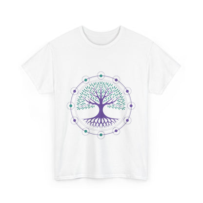 connection between the earth and heaven Unisex Heavy Cotton Tee