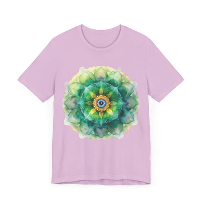 Bohemian Mandala Tee, Unisex Tee for Relaxation, Casual Wear, Gift for Nature Lovers, Festival Shirt, Art-Inspired Apparel