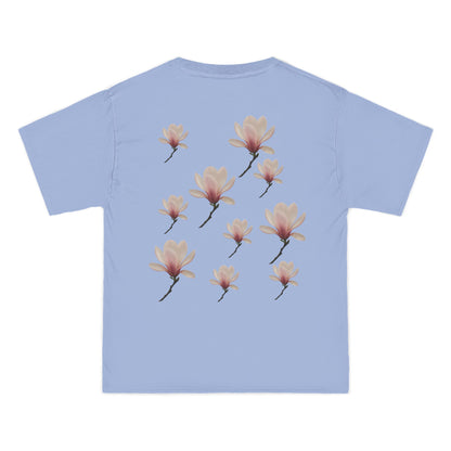 Floral Magnolia Short-Sleeve T-Shirt, Spring Fashion, Casual Wear, Gift for Nature Lovers, Everyday Style, Floral Tee