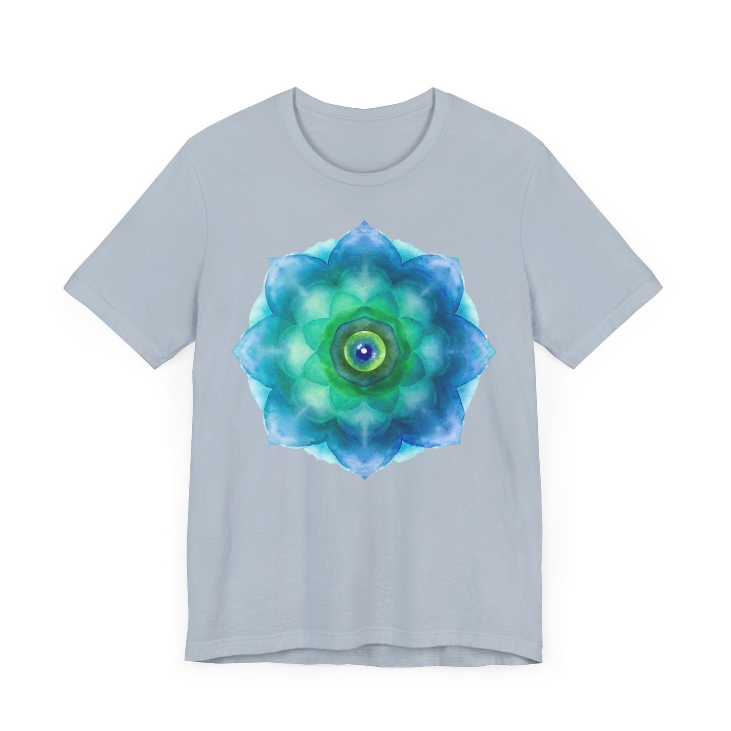 Bohemian Mandala Graphic Tee - Unisex Short Sleeve Shirt for Spiritual Vibes