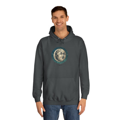 Space Ticket Unisex College Hoodie - Ticket to the Moon Design