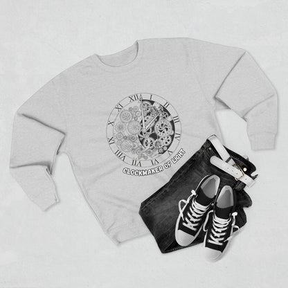 Clockmaker Unisex Sweatshirt with Best Light Times Design