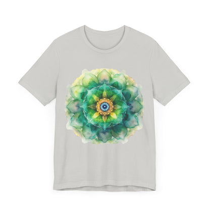 Bohemian Mandala Tee, Unisex Tee for Relaxation, Casual Wear, Gift for Nature Lovers, Festival Shirt, Art-Inspired Apparel