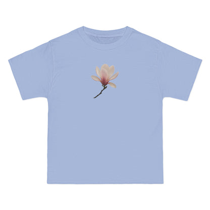 Floral Magnolia Short-Sleeve T-Shirt, Spring Fashion, Casual Wear, Gift for Nature Lovers, Everyday Style, Floral Tee