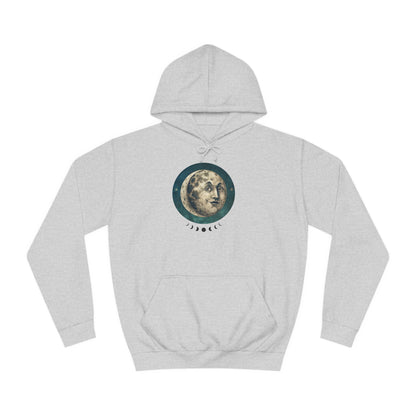 Space Ticket Unisex College Hoodie - Ticket to the Moon Design