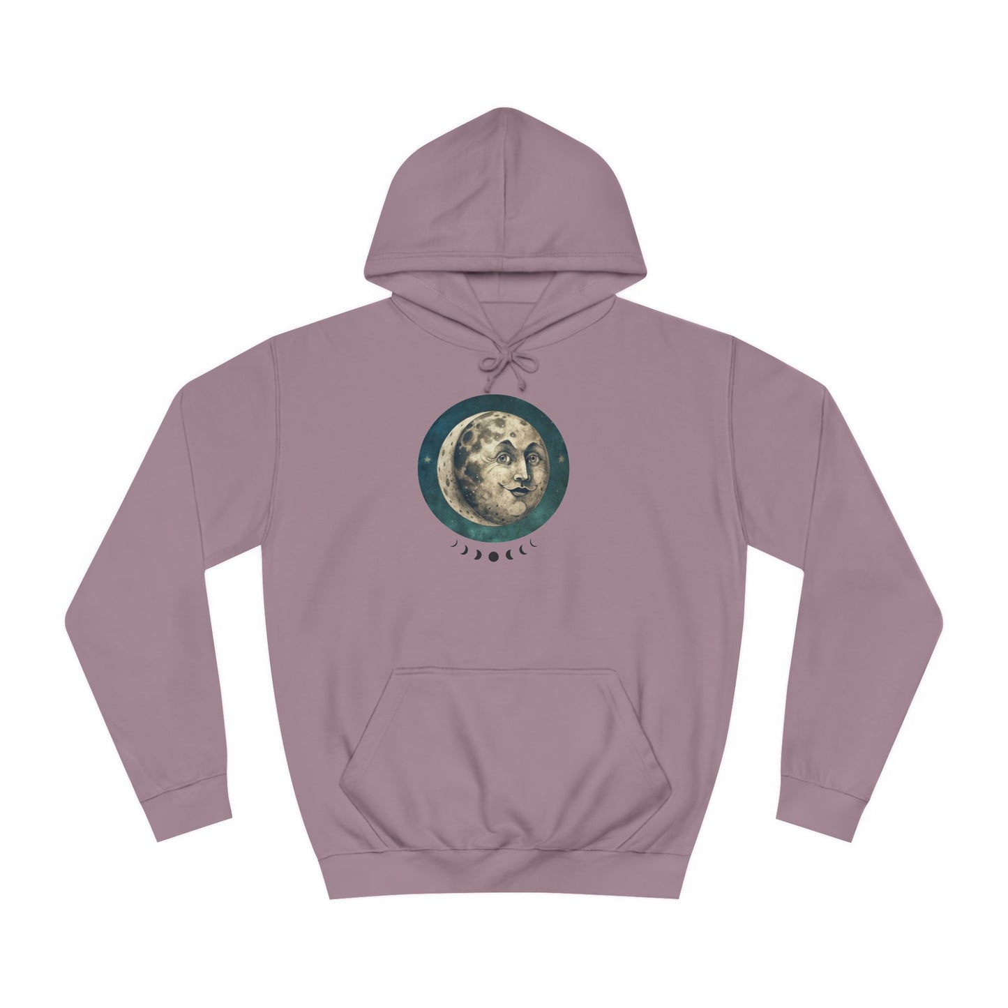 Space Ticket Unisex College Hoodie - Ticket to the Moon Design