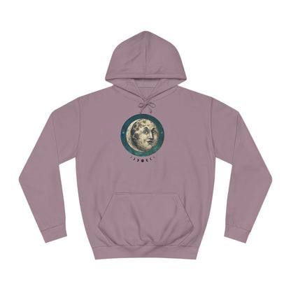 Space Ticket Unisex College Hoodie - Ticket to the Moon Design