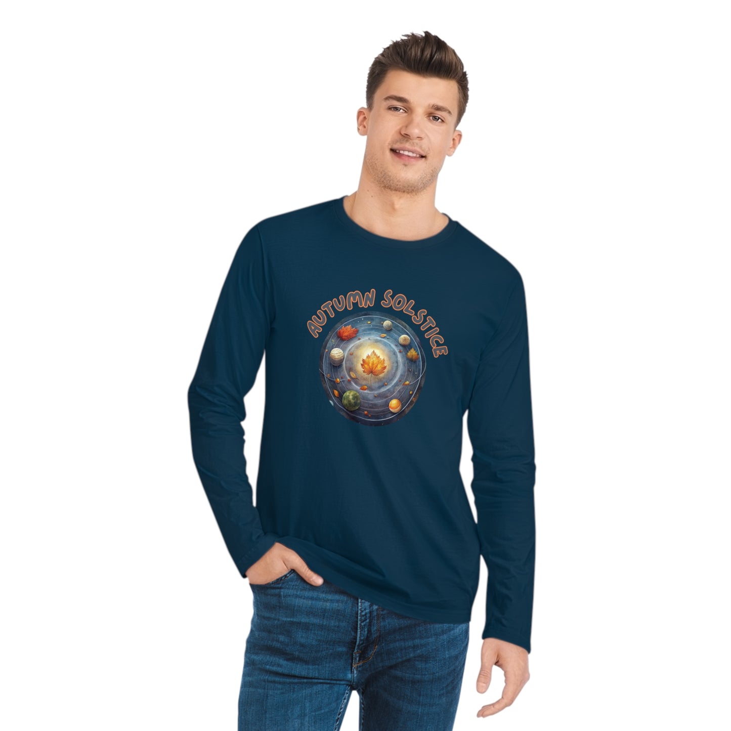 Embrace this moment of transformation -Men's Organic Sparker Long Sleeve Shirt