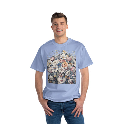 Short-Sleeve T-Shirt - Blooming Hearts Design