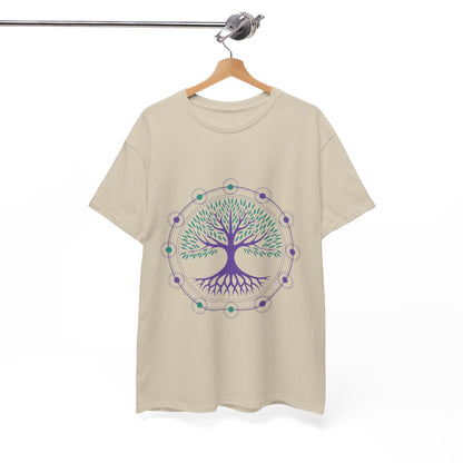 connection between the earth and heaven Unisex Heavy Cotton Tee