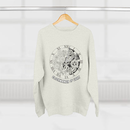 Clockmaker Unisex Sweatshirt with Best Light Times Design