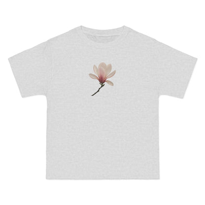 Floral Magnolia Short-Sleeve T-Shirt, Spring Fashion, Casual Wear, Gift for Nature Lovers, Everyday Style, Floral Tee