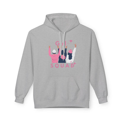 Girls Squad Fleece Hoodie - Unisex Midweight Softstyle Sweatshirt for Friendship and Celebrations